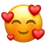 emoji Smiling Face With 3 Hearts