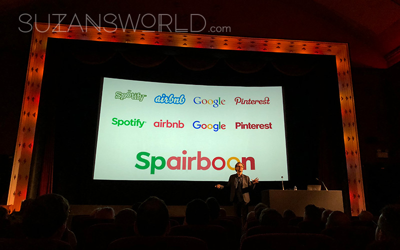 Spairboon - a fictional company shows lots of new logos start to look the same